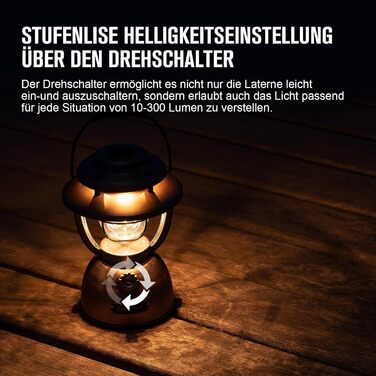 LED ліхтар-ретро OLIGHT Olantern Classic 2 Pro 300 Лм, димований, акумуляторний, USB, для кемпінгу, саду, аварійного освітлення, декору, походів