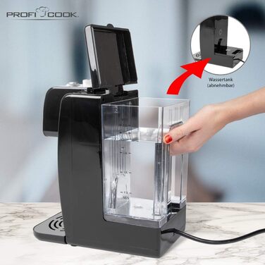 Електричний диспенсер гарячої води ProfiCook, 2,2 л, 2600 Вт, нержавійка, швидке кип'ятіння за 3 секунди