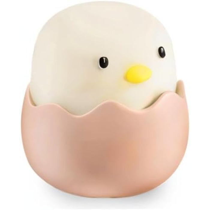 Дитячий LED нічник MegaLight Eggy Egg з RGB-підсвіткою, сенсорним керуванням, таймером і USB-зарядкою, безпечний для немовлят, нічна лампа для дитячої кімнати