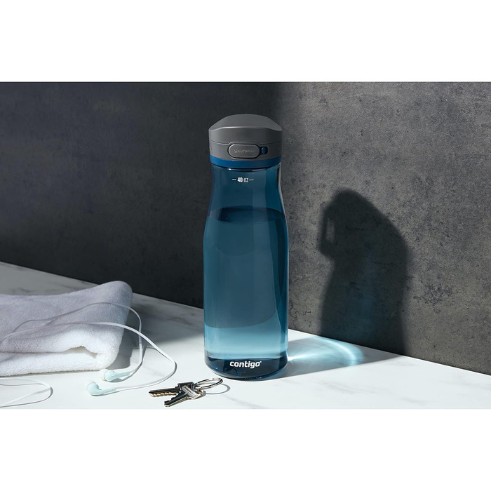 Пляшка для води Contigo Jackson 2.0 Tritan з кришкою Autopop, 1,2 л, синя (Blaubeere)