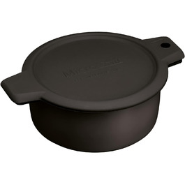 Мікрохвильова гриль- та підсмажувальна пательня KitchenCraft, швидке приготування, якість духовки, міцна й легка, 26x29x9 см, чорна