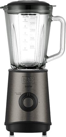 Міксер Black Decker, 1,5 л, 1 200 Вт, нержавіюча сталь