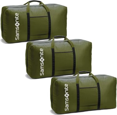 Сумка-мiшок Samsonite Tote-A-Ton 82,5 см, набір 3 шт, зелена (Army Green) – дорожня, міцна, для подорожей
