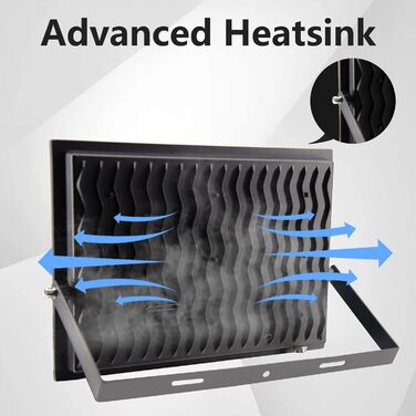 Світлодіодний прожектор 300W для вулиці, IP65 водонепроникний, 30000Лм, LED ліхтар для двору, саду, гаража, майстерні