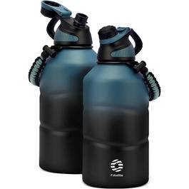 Термос Fjbottle 1900 мл з нержавіючої сталі, магнітною кришкою, подвійними стінками, без BPA, герметичний, для газованої води, спорт, фітнес, туризм