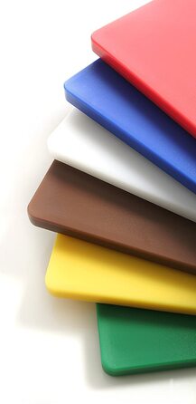 Дошка для нарізки HENDI HDPE 500, двостороння, HACCP, для птиці, 450x300x12,7 мм, жовта