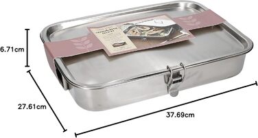Коптильня KitchenCraft BBQ/Grill для духовки та гриля, 37,5x27 см