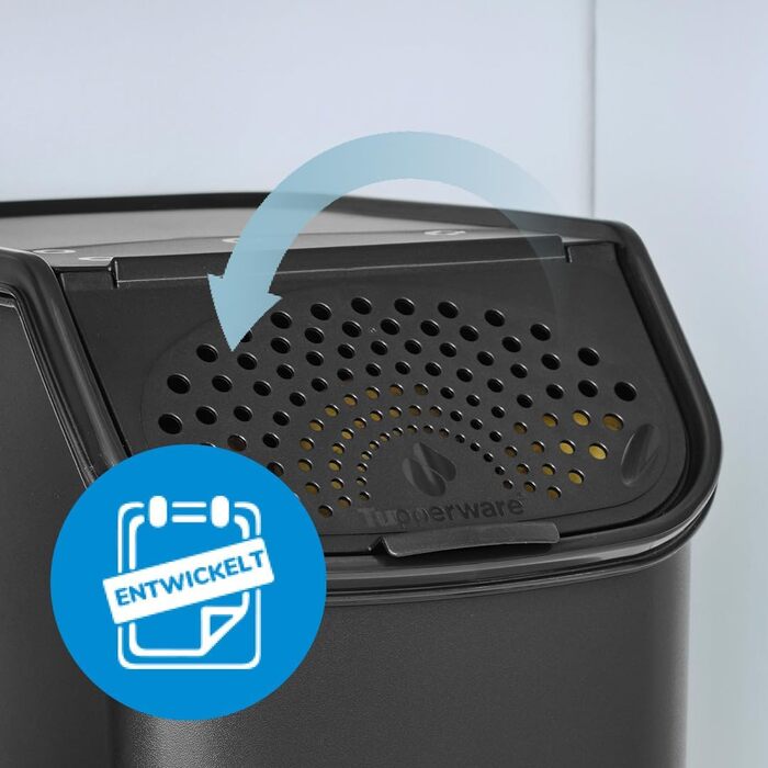 Набір контейнерів Tupperware для картоплі, цибулі та часнику PotatoSmart 8,3 л, OnionSmart 5,5 л, GarlicSmart 2,3 л — інноваційні контейнери для зберігання овочів з оптимальною вентиляцією, штабельовані, для посудомийної машини