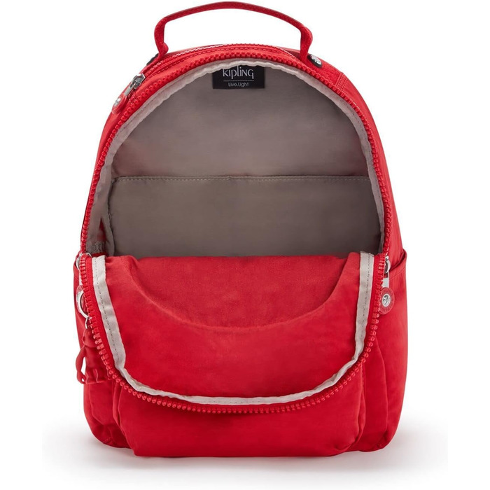 Рюкзак Kipling Seoul S червоний, для ноутбука, компактний