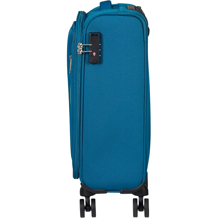 Валіза American Tourister Hyperspeed 80 см, розширювана, 109/116 л, бірюзова, з 4 колесами-спінер