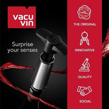 Гнучкий охолоджувач для шампанського Vacu Vin, багаторазовий, у вигляді пляшки, для стандартних пляшок