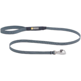 Повідок для собак RUFFWEAR Hi & Light з міцним Crux-Clip, компактний, з кишенею для зберігання, базальтовий сірий