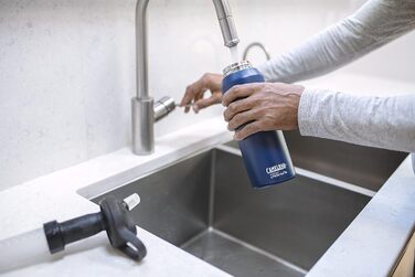 Пляшка для води CAMELBAK Eddy+ Lifestraw 1 л, чорна, універсальна, фільтр для очищення, для дорослих і підлітків