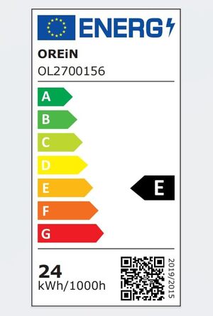 Вуличний LED-світильник OREiN з датчиком руху, 24Вт (еквівалент 200Вт), 3 кольорні температури та режими, надяскравий 2800Лм, IP65, поворотний, 3 шт.