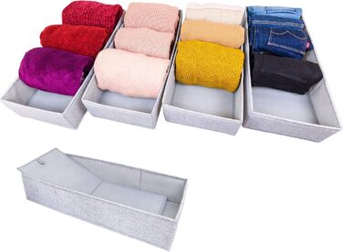 Складаний органайзер PAX100 для шафи IKEA Pax, 4 шт — оригінальна коробка для зберігання, міцне дно, система організації шухляд
