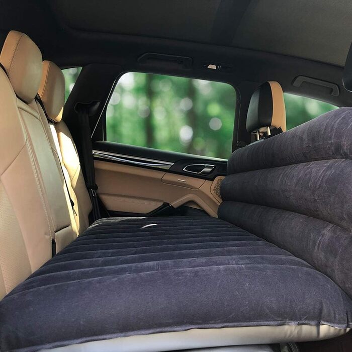 Автомобільний надувний матрац QDH для SUV, товстий матрац для заднього сидіння, ліжко для авто, кемпінгу та подорожей, надувне ліжко для відпочинку на природі