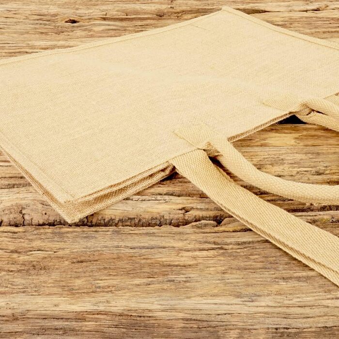 Еко-сумка з джуту XL, набір 3 шт, багаторазова, для покупок, Jute statt Plastik JB1415XL