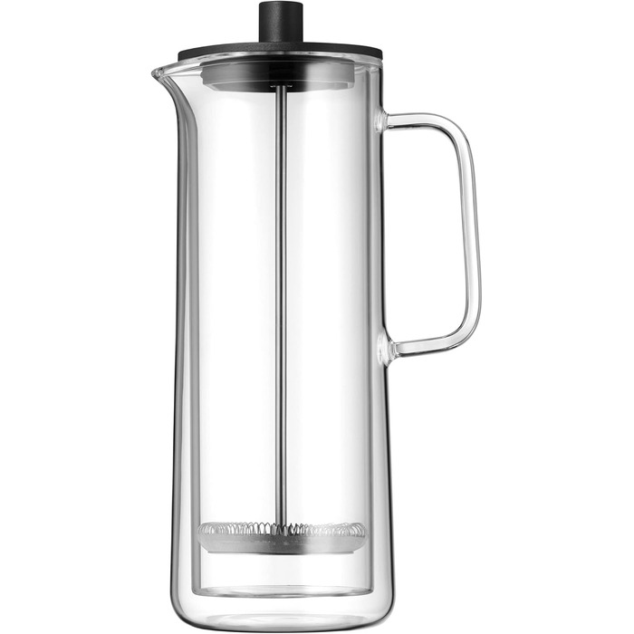 Френч-прес WMF Coffee Time 0,75 л, подвійне скло, для кави, на 6 чашок, скляний, можна мити в посудомийній машині
