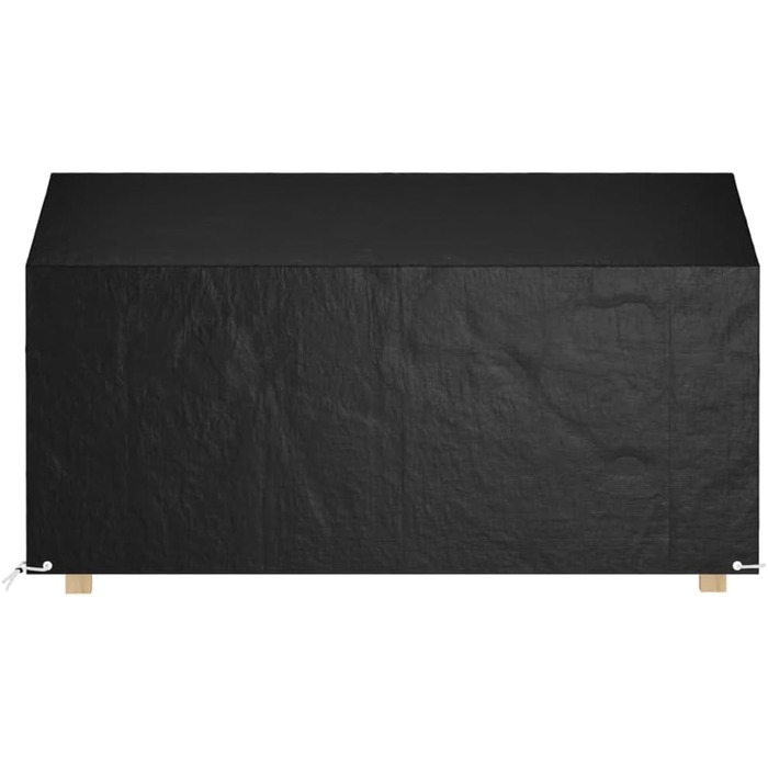 Чохол для садової лавки LAPOOH 210x70x70/88 см, поліетилен, водонепроникний, з 12 люверсами, захисна накидка для садових меблів та балконних меблів