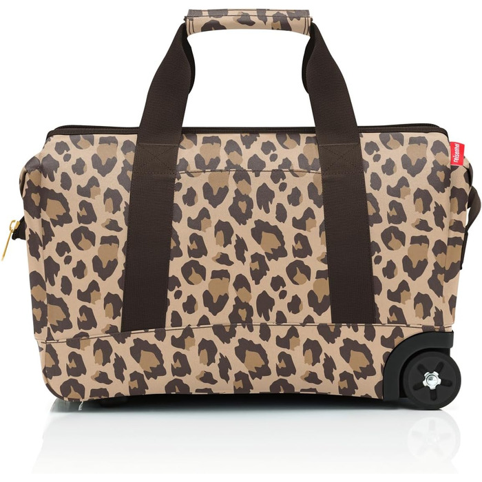 Дорожня сумка на колесах Reisenthel Allrounder Trolley Leo Macchiato, телескопічна ручка, для подорожей, роботи, відпочинку