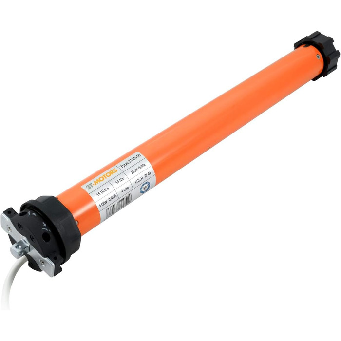 Комплект двигуна для ролет 3T-MOTORS до 110 см, 10 Нм, SW60, з монтажним набором, без керування