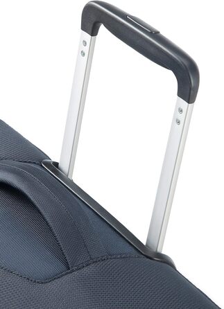 Валіза American Tourister Summerfunk синя, 79 см, 119 л, поліестер, на 4 колесах, розширювана, дорожня сумка для подорожей
