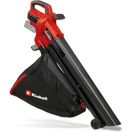 Акумуляторний садовий пилосос Einhell VENTURRO 18/210 Power X-Change, Li-Ion 18 В, потужність всмоктування 500 м³/год, мішок 45 л, швидкість повітря 210 км/год, без акумулятора та зарядного пристрою