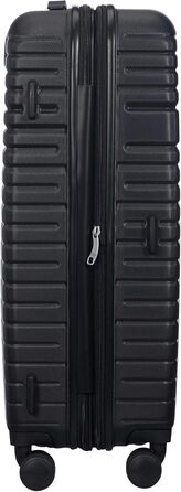 Валіза American Tourister Aero Racer Spinner 68 см, розширювана, 75,5 л, чорна