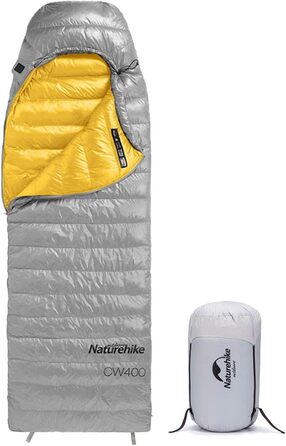 Спальний мішок Naturehike CW700/CW400, пуховий, ультралегкий, компактний, зимовий, для дорослих і дітей, 4 сезони, для кемпінгу, туризму, подорожей, з компресійним мішком