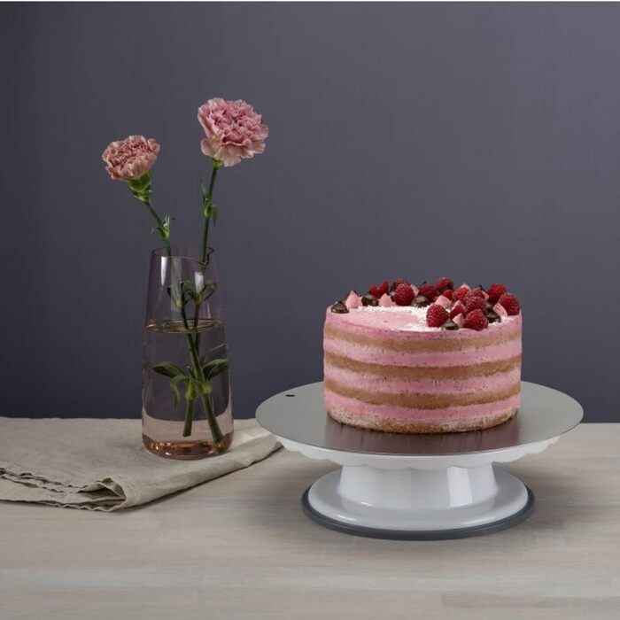 Набір для випічки Dr. Oetker: деко та тортівниця, Ø32 см і тортовий кільце Ø16-30 см, з нержавіючої сталі, сріблястий колір, кухонний інвентар для тортів і десертів