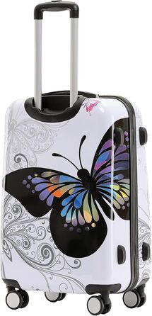Валізи BEIBYE з полікарбонату, жорсткий корпус, набір XL-L-M-Beautycase, дорожній чемодан на колесах з TSA-замком
