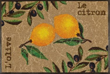 Килимок wash+dry Le Citron 50x75 см для підлоги, для внутрішнього та зовнішнього використання, праний, брудозахисний