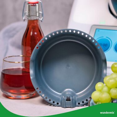 Пароварка-прес для соку Simsafix для кухонних комбайнів Monsieur Cuisine Smart, Connect і Trend – соковижималка-пароварка для MC, універсальна насадка, зроблено в Німеччині