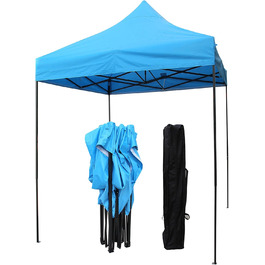 Садовий павільйон All Seasons Gazebos 2x2 м, міцний, повністю водонепроникний, світло-блакитний