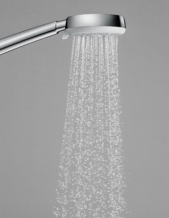 Душова лійка hansgrohe Crometta 100 з тримачем, біла/хром