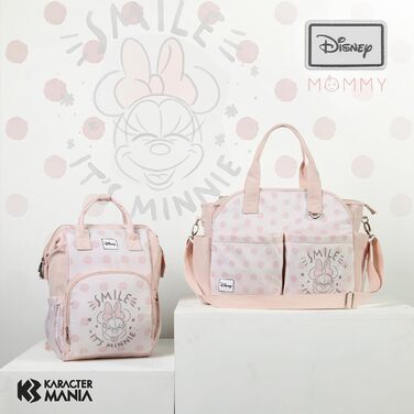 Сумка для мами на коляску Minnie Maus, лососева, для дітей