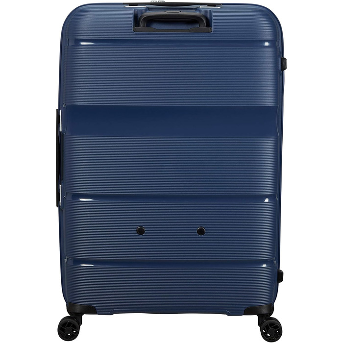 Валіза American Tourister Linex Spinner L, 76 см, 102 л, синя, на 4 колесах