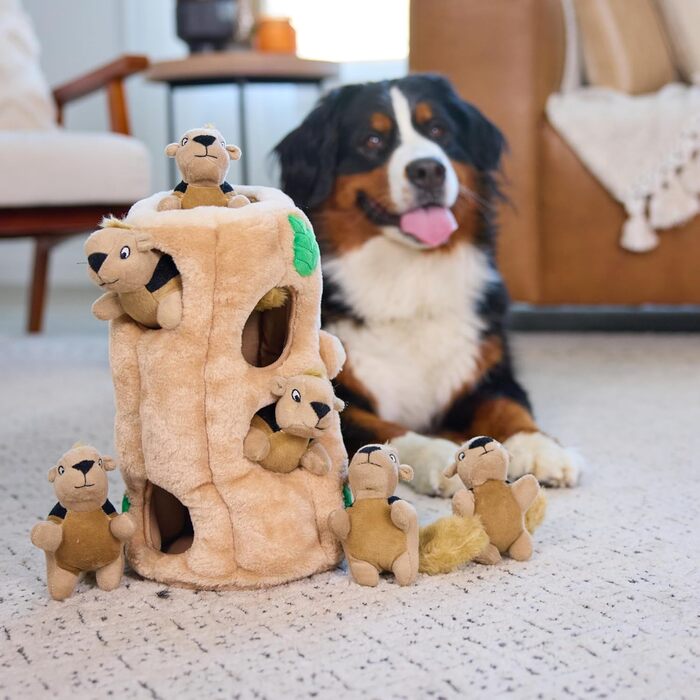 Іграшка для собак Outward Hound Hide A Squirrel XL, плюшева, інтерактивна
