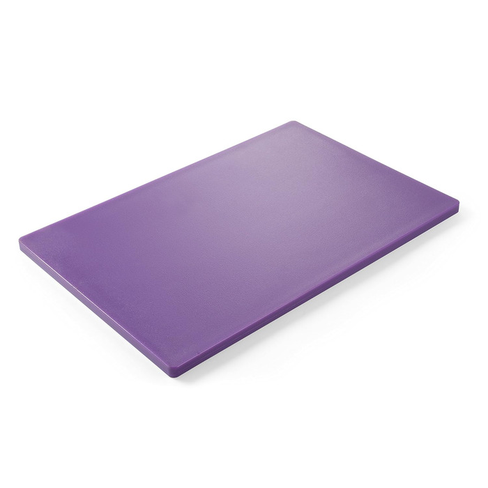 Дошка для нарізання HENDI HDPE 500, 600x400x18 мм, фіолетова, двостороння, HACCP, антиалергенна
