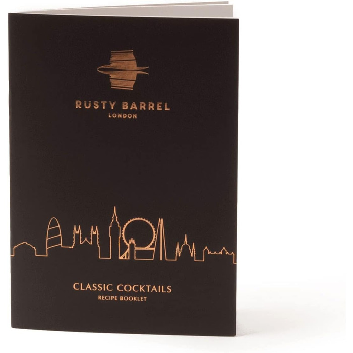 Коктейльний набір Rusty Barrel Knightsbridge шейкер з нержавіючої сталі
