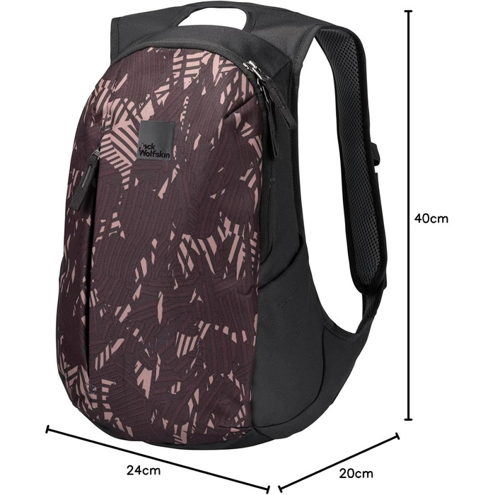 Жіночий міський рюкзак Jack Wolfskin Ancona Phantom All Over, 14 л