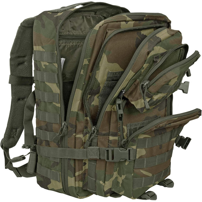Тактичний рюкзак US Cooper Assault 25 л, Woodland, середній