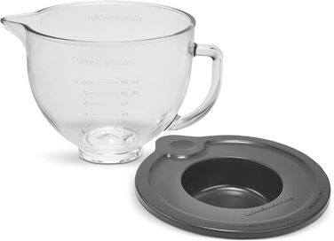 Миска для змішування KitchenAid KSM5GB, скляна з мірним маркуванням