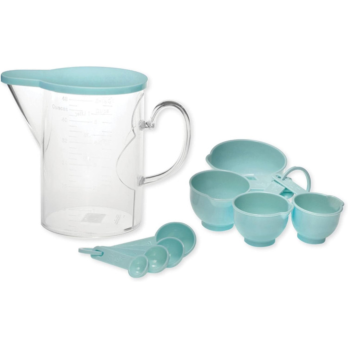 Мірний стаканчик і ложка Supreme Housewares, 10 шт. , синій