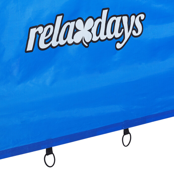 Relaxdays Великі футбольні ворота зі стіною воріт