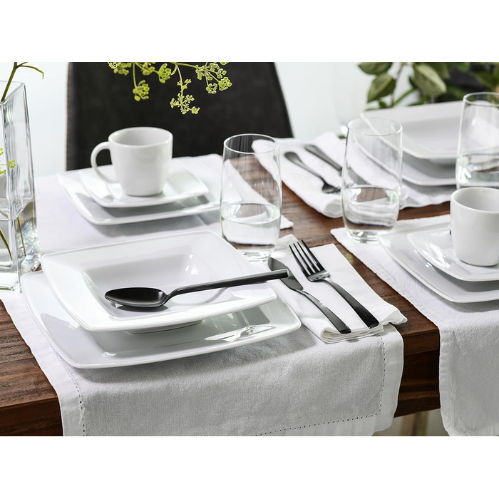 Набір посуду CreaTable Victoria білий, 30 предметів, серія Geschirrset Kombiservice