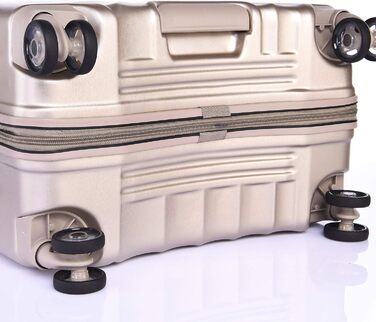 Валіза ABISTAB VERAGE Kinetic 4-колісна, розширювана, TSA-замок, ABS/PC, 76 см, бордо (металік, SML)