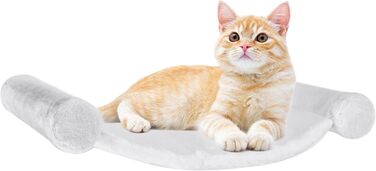 Pfotenolymp® Гамак для котів до 10 кг, настінний, стійкий, екологічний, легкий догляд, для дряпання, заміна підвісу