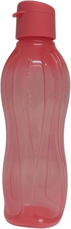 Пляшка для води Tupperware Eco To Go 750 мл, червона, з кришкою Flip Top, підходить для газованої води, екологічна