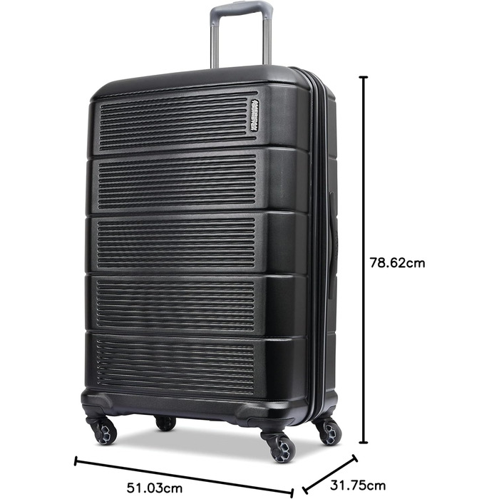 Жорстка валіза American Tourister Stratum XLT 2.0 з розширенням і обертовими колесами